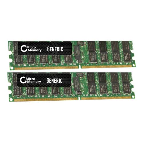 CoreParts - DDR2 - kit - 8 Go: 2 x 4 Go - DIMM 240 broches - 667 MHz / PC2-5300 - mémoire enregistré - ECC - pour Lenovo System x3455; x3755