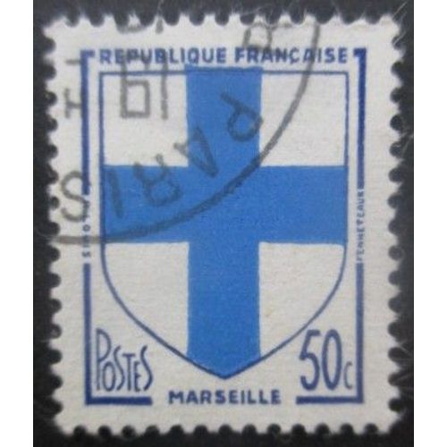 France N°1180 Armoirie De Marseille Oblitéré