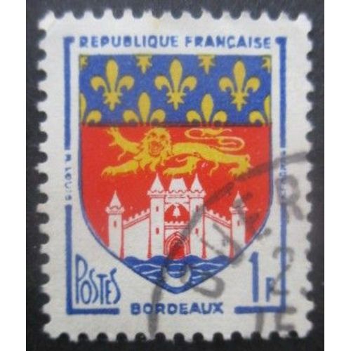 France N°1183 Armoirie De Bordeaux Oblitéré