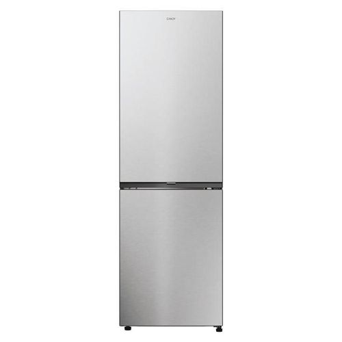 Réfrigérateur-congélateur Candy Fresco CNCQ2T618EX - congélateur bas - largeur : 59.5 cm - profondeur : 66.7 cm - hauteur : 185 cm - 355 litres - classe E - inox