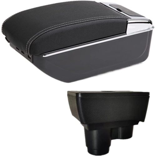 Boîte D'accoudoirs De Voiture Pour Renault Pour Dacia Duster 2 3 2018 2019 2020 2021 2022 Porte-Gobelet De Rangement De Console Centrale De Voiture Avec Boîte D'accoudoir Usb(7usb D3)
