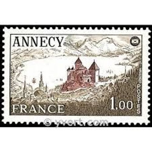 50ème Congrès National De La Fédération Des Sociétés Philatéliques Françaises À Annecy Année 1977 N° 1935 Yvert Et Tellier Luxe