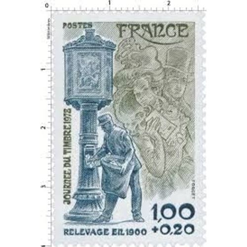 Journée Du Timbre : Facteur Parisien En 1900 Année 1978 N° 2004 Yvert Et Tellier Luxe