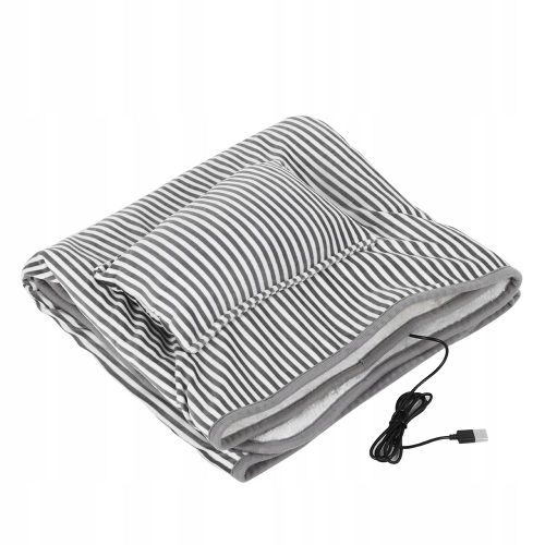 Couverture chauffante électrique USB, tapis chauffant 115 x 75 cm