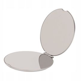 Miroir De Maquillage De Poche En Acier Inoxydable 