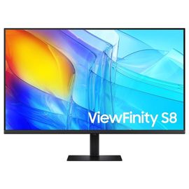 Samsung ViewFinity S8 S37D802EAU - S80D Series - écran LED - 37" - 3840 x 2160 UHD @ 60 Hz - VA - 350 cd/m² - 3000:1 - HDR10 - 5 ms - HDMI, DisplayPort - noir