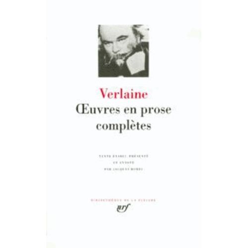 Oeuvres En Prose Complètes