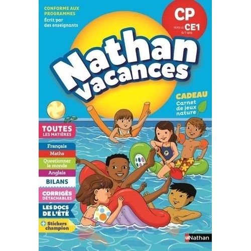 Nathan Vacances Du Cp Vers Le Ce1 6/7 Ans - Cahier De Vacances