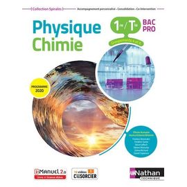 Physique Chimie 1re/Tle Bac Pro Groupements 4 Et 6 Spirales