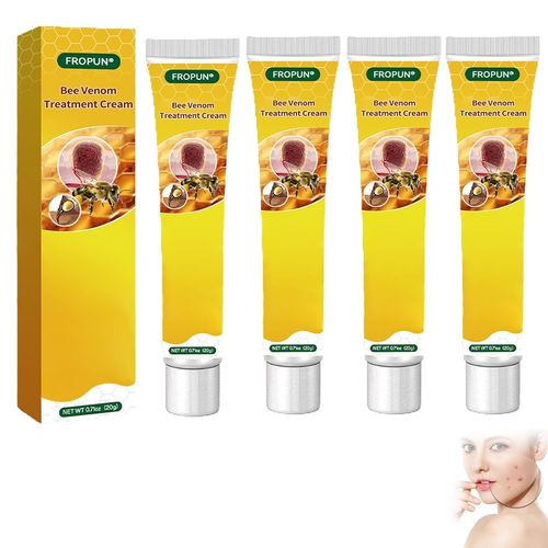 Crème De Traitement Au Venin D'abeille, Nouvelle Crème Réparatrice Et Éliminatrice De Venin D'abeille, Crème De Traitement Hydratante Pour Hommes Et Femmes, 1 Fl Oz (1)