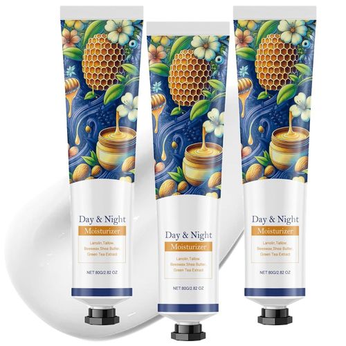Crème Hydratante Quotidienne Pour Tous Types De Peau, Crème Hydratante Au Suif De B?uf Nourri À L'herbe Pour Le Visage Et Le Corps, Cire D'abeille, Beurre De Karité, Soin Jour Et Nuit, Crème Au Suif P