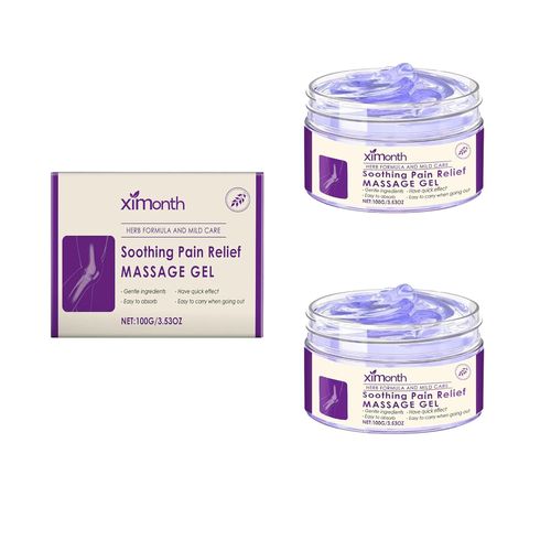 Gel Articulaire Violet Kresin, Mélange Naturel De Gel Violet, Apaisant Pour Les Genoux, Les Lombaires, Le Cou, Les Mains Et Les Pieds, 2 Pièces