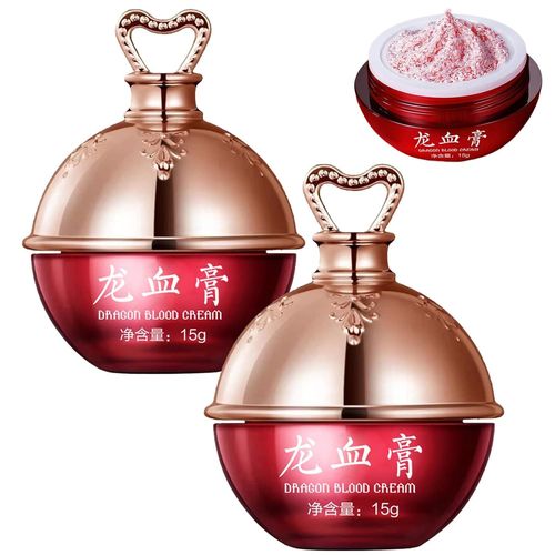 Crème Au Rétinol Et Au Placenta, Sang De Dragon, 15 G, Crème Hydratante Visage Anti-Rides Royal Age Cream (2 Pièces) 