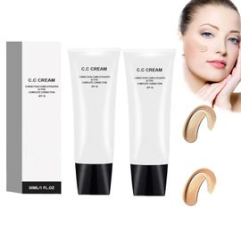 Perebella Cc Cream Skin Tone Adjusting, Cc Cream Skin Tone Adjusting Cc Cream Spf 50, Cc Cream Color Corrector Spf 50, Masque Les Imperfections Telles Que Les Rougeurs Et Les Pores (Couleur Naturelle 
