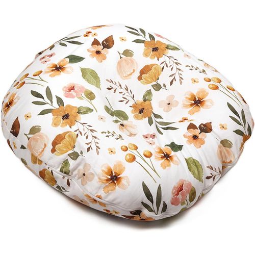 Coussin De Couchage Nid D'ange Avec Housse En Coton, Coussin De Couchage Dessin Animé, Siège De Sol Léger Et Portable Pour La Maison Et Les Voyages (Jaune)