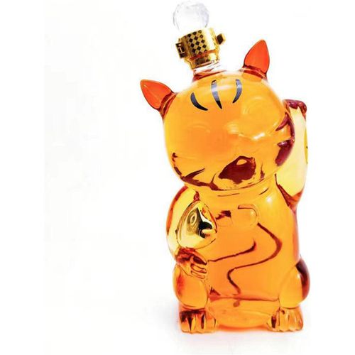 Carafe À Whisky, Carafes Pour Alcool, Carafe À Tequila, Carafe À Liqueur Créative En Forme D'animal, 34 Oz Avec Bouchon, Carafe En Verre Pour Vodka, Whisky, Scotch, Rhum, Tequila, Vin (1000 Ml)