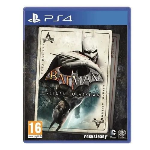 Batman Return To Arkham Jeu Ps4+ 1 Skull Sticker Offert