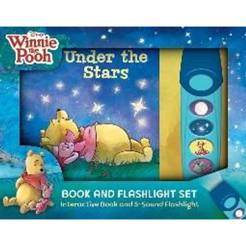 Disney Winnie The Pooh: Under The Stars Book And 5-Sound Flashlight Set