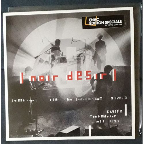 Noir Désir ¿- Élysée Montmartre Mai 1991 (Vinyle Rouge, 2xlp, Album, Limited Edition) Rock Français