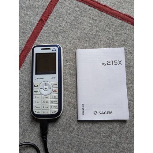 Sagem my215X Blanc/Bleu