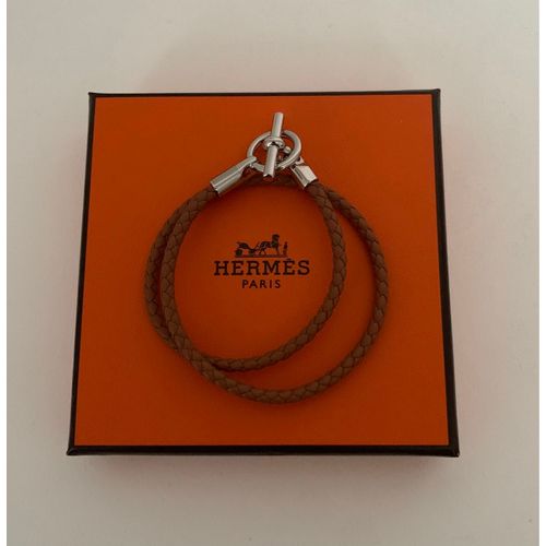 Bracelet Hermès Glénan Double Tour (Cuir Marron)