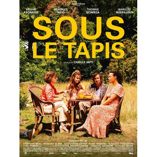 Sous Le Tapis - Véritable Affiche De Cinéma Pliée - Format 40x60 Cm - De Camille Japy Avec Ariane Ascaride, Bérénice Bejo, Thomas Scimeca, Marilou Aussilloux - 2023
