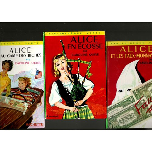 Quine, Lot De 6 Livres "Alice"
