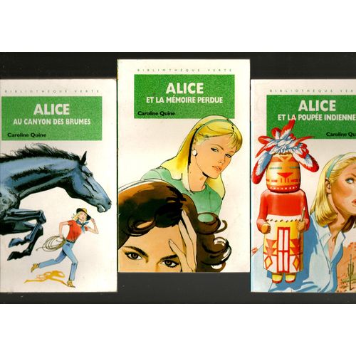 Quine, Lot De 6 Livres Brochés "Alice"