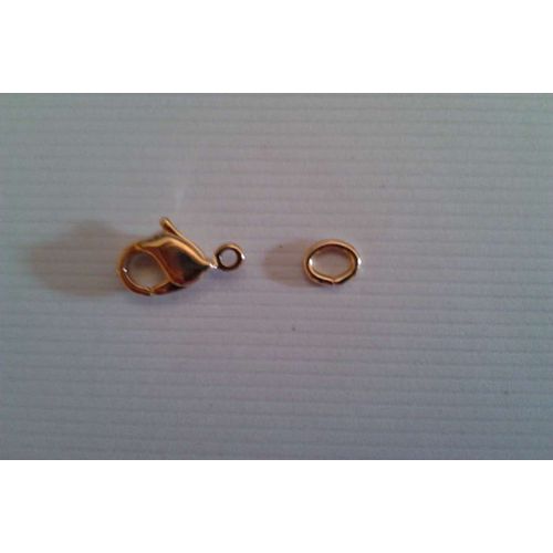 Fermoir Plaqué Or Pour Collier Et/Ou Bracelet
