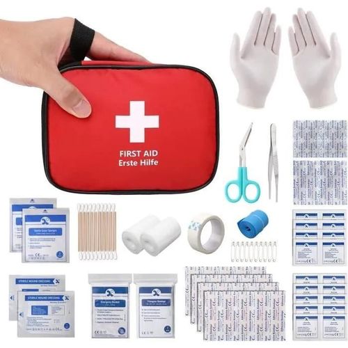 Honyao Mini Trousse Premier Secours 90 Pièces, Petite Trousse À Pharmacie, Kit Premier Secours Pour Voiture Maison Lieu De Trava85 