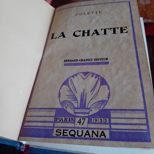 La Chatte Colette Editions Bernard Grasset 1933