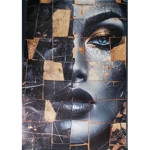 Toile femme beauté fragmentée