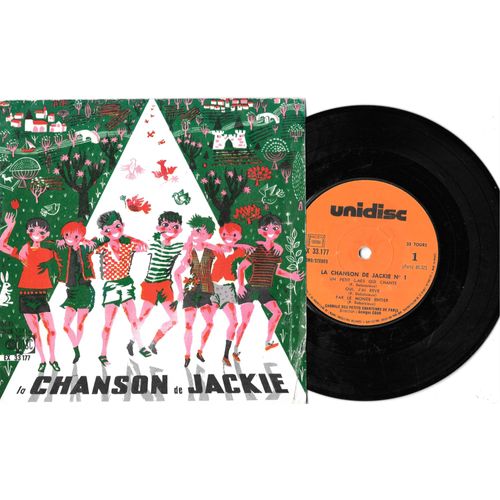 Chorale Des Petits Chanteurs De Paris - "La Chanson De Jackie N°1" [Vinyle 33 Tours 17 Cm + Livret Partitions] 1961