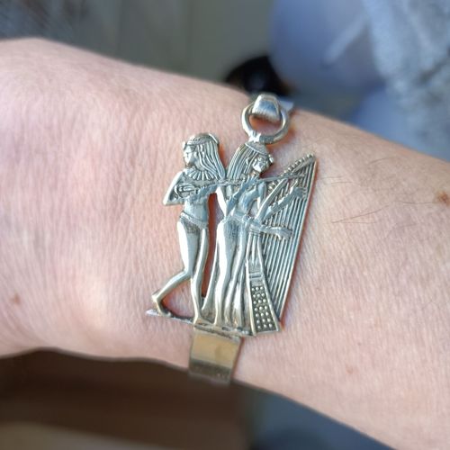 Bracelet Manchette Representation Egyptienne