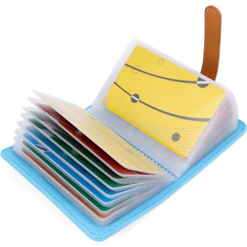 SHIBA-10 Couleurs Porte Cartes de Crédit Femme Homme Cuir - 26 Fentes[350]