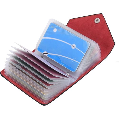 SHIBA-Porte Cartes de Crédit Femmes Homme Cuir 20 Fentes[979]