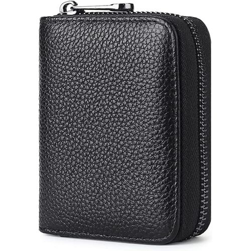 SHIBA-Porte Cartes de Crédit Cuir, Porte Cartes de Crédit Fermeture Eclair, Porte Cartes de Crédit Femme Homme, RFID Porte Carte P[8