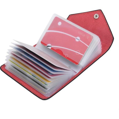 SHIBA-Porte Cartes de Crédit Femmes Homme Cuir 20 Fentes[981]