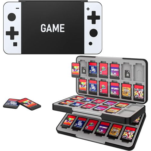 Shiba-Étui De Rangement Pour Cartes De Jeu Compatible Avec Nintendo Switch Oled 2021/Switch/Switch Lite, Boîte De Rangement En Sil[6