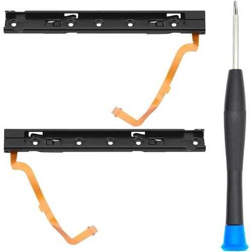 Shiba-2 Glissières Gauche Et Droite Support Métallique Compatible Avec La Console Nintendo Switch Inclus Tournevis Cruciforme[496]