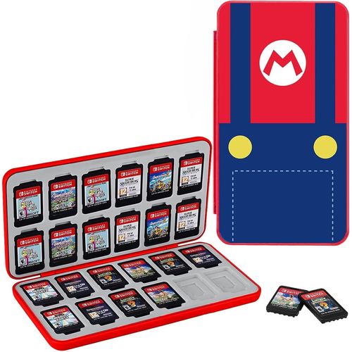 Shiba-Étui Pour Jeux Switch, Boîte De Rangement Pour Cartouches De Jeux Nintendo Switch,Boîtier Housse De Protection Portable Avec[4