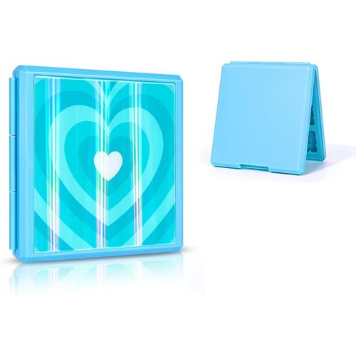 Shiba-Étui Cartes De Jeu Pour Switch,Multi-Couleur C?ur Étui Carte De Jeu Switch Boîte De Rangement Pour Cartes Avec 12 Fentes Pou[1