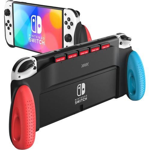 Shiba-Switch Oled Grip, Coque Grip Compatible Avec Le Modèle Nintendo Switch Oled, Accessoires Uniques Conçus Confortable Et Ergo[5