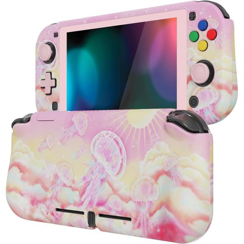 Shiba-Playvital Coque Pour Switch Lite Cover Joycon,Accessoire Protection Pour Nintendo Switch Lite Avec Capuchon Joystick & Prote[1