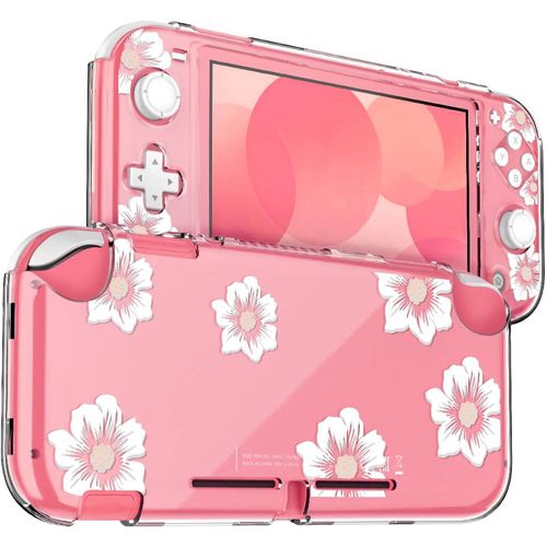 Shiba-Coque Compatible Avec Nintendo Switch Lite, Housse Transparente Pour Pc Dur Switch Lite,Couverture Protectrice Avec Gaufrage[1