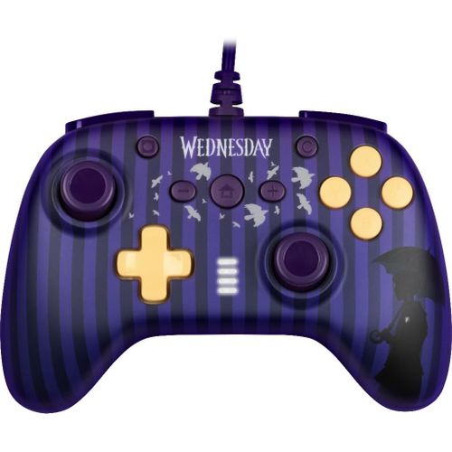 Shiba-Mercredi Manette Filaire Pour Nintendo Switch, Switch Oled Et Pc - Fonction Vibration - Poignées Anti-Dérapantes - Câble 3 M[1