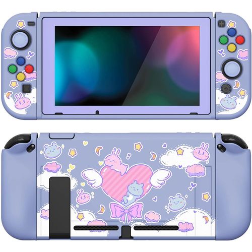Shiba-Playvital Coque Pour Switch Protection,Joycon Cover Avec Capuchon Pour Nintendo Switch Et Protecteur D'écran & Zealprotect B[6