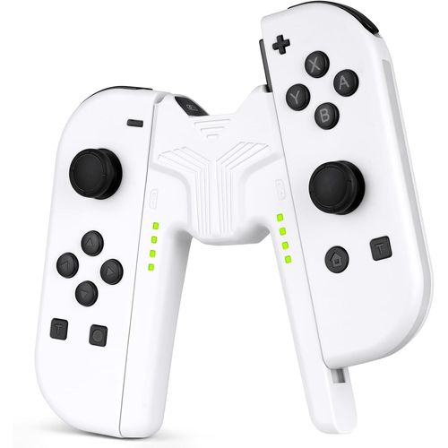 Shiba-Chargeur Compatible Avec Joy Con Pour Nintendo Switch Et Oled Model, Charging Grip Handle, Comfort V-Shaped Game Controller [6