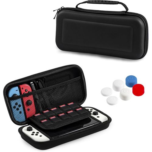 Shiba-Étui Compatible Avec Nintendo Switch Oled, Coque Switch Oled Transparente, Switch Oled Accessoires Bundle Avec Étui, Film De[1