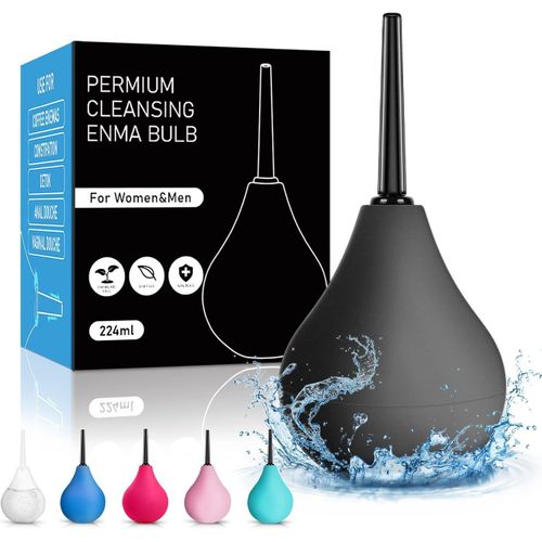 Shiba-Poire À Lavement Intime Anale - Poire De Lavement Intime Anus Douche 224ml,Poire Pour Lavement Rectale En Silicone Médicale,[2